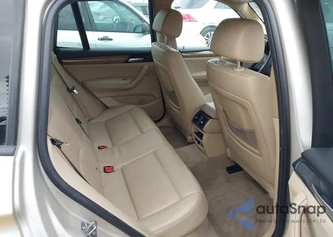 2014 BMW X3 xDrive28I z USA, uszkodzony, nr VIN 5UXWX9C57E0D41843